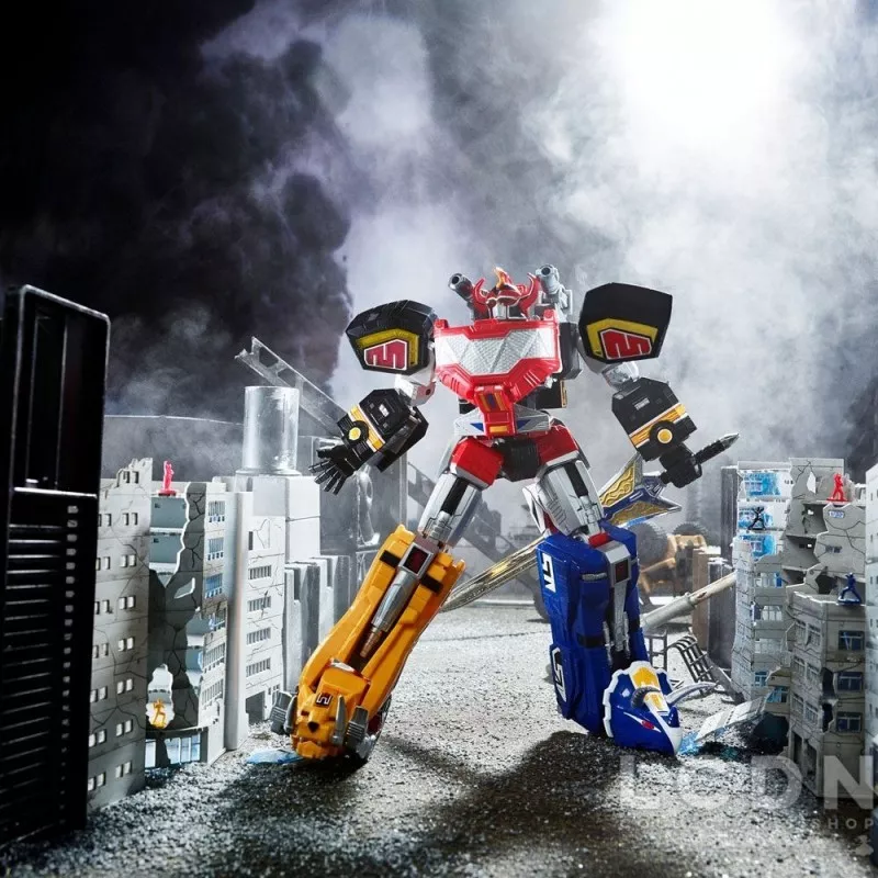 Mighty Morphin Power Rangers Zeo Lightning Collection Zord Ascension Project Action Figurine 2022 1/144 Dino Megazord 28cm