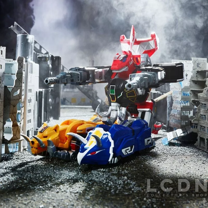 Mighty Morphin Power Rangers Zeo Lightning Collection Zord Ascension Project Action Figurine 2022 1/144 Dino Megazord 28cm