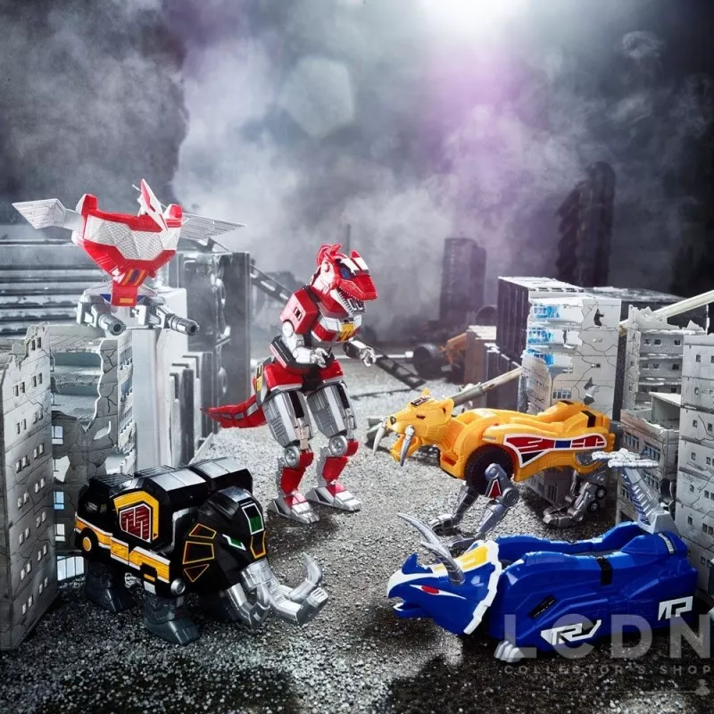 Mighty Morphin Power Rangers Zeo Lightning Collection Zord Ascension Project Action Figurine 2022 1/144 Dino Megazord 28cm