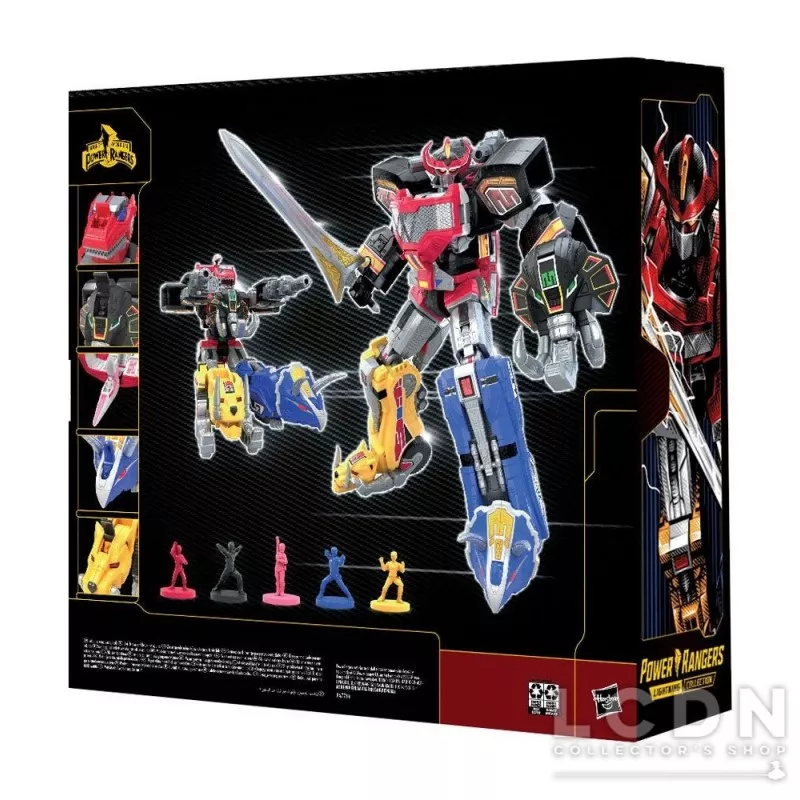 Mighty Morphin Power Rangers Zeo Lightning Collection Zord Ascension Project Action Figurine 2022 1/144 Dino Megazord 28cm