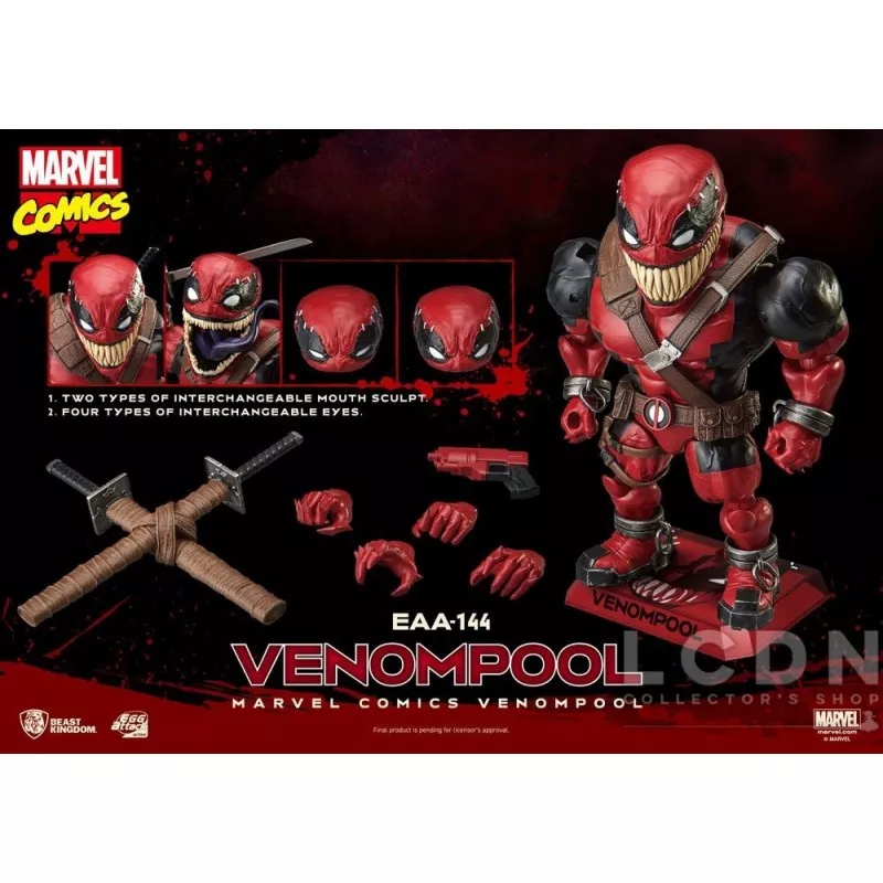 Marvel Comics Action Figure Egg Attack Action Venompool 21cm