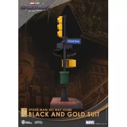 Spider-Man: No Way Home Diorama D-Stage Spider-Man Black and Gold Suit 25cm