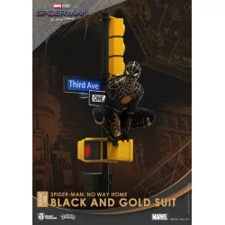 Spider-Man: No Way Home Diorama D-Stage Spider-Man Black and Gold Suit 25cm