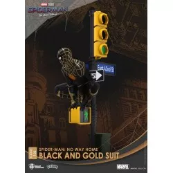 Spider-Man: No Way Home Diorama D-Stage Spider-Man Black and Gold Suit 25cm