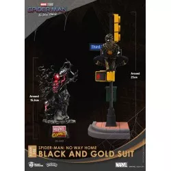 Spider-Man: No Way Home Diorama D-Stage Spider-Man Black and Gold Suit 25cm