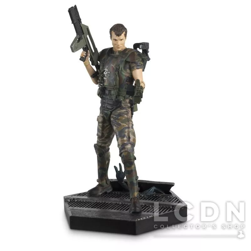 The Alien &amp; Predator Soldat Private William L. Hudson Eaglemoss Collection Aliens Figurine 1/16