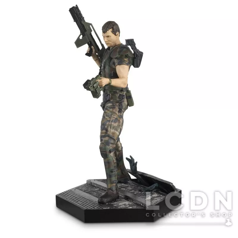 The Alien &amp; Predator Soldat Private William L. Hudson Eaglemoss Collection Aliens Figurine 1/16