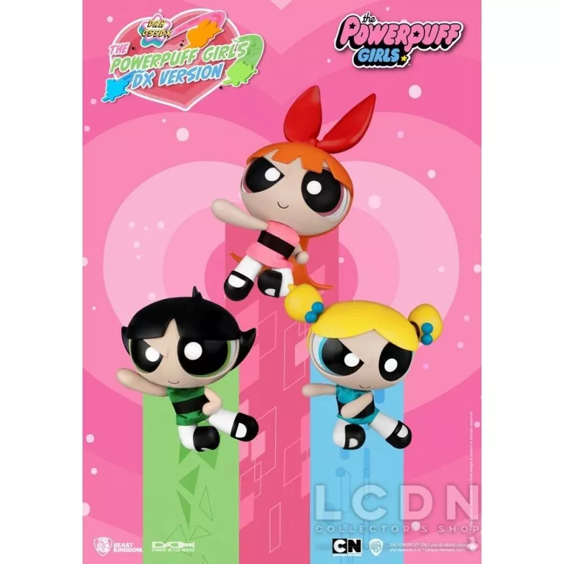 Les Supers Nanas Dynamic Action Heroes Action Figurine 1/9 Bulle, Belle et Rebelle Deluxe 14cm