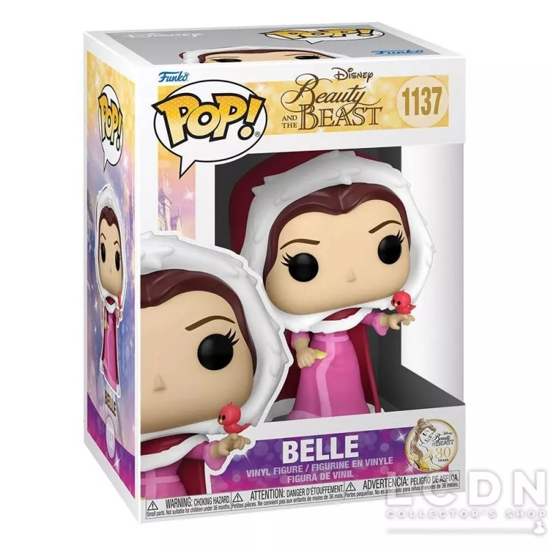 La Belle et la Bête POP! Disney Winter Belle Vinyle Figurine 10cm N°1137