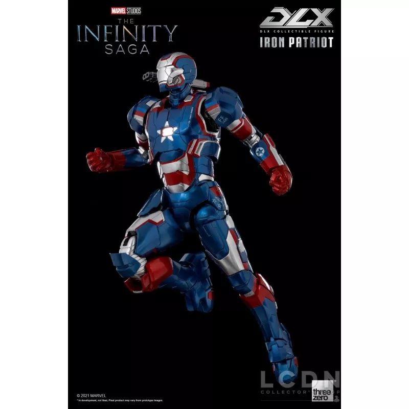 Infinity Saga Action Figure 1/12 DLX Iron Patriot 17cm