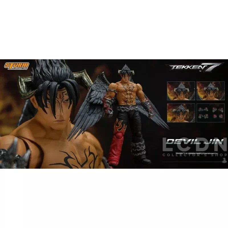 Tekken 7: Devil Jin 1/12 Scale Action Figure by Storm Collectibles