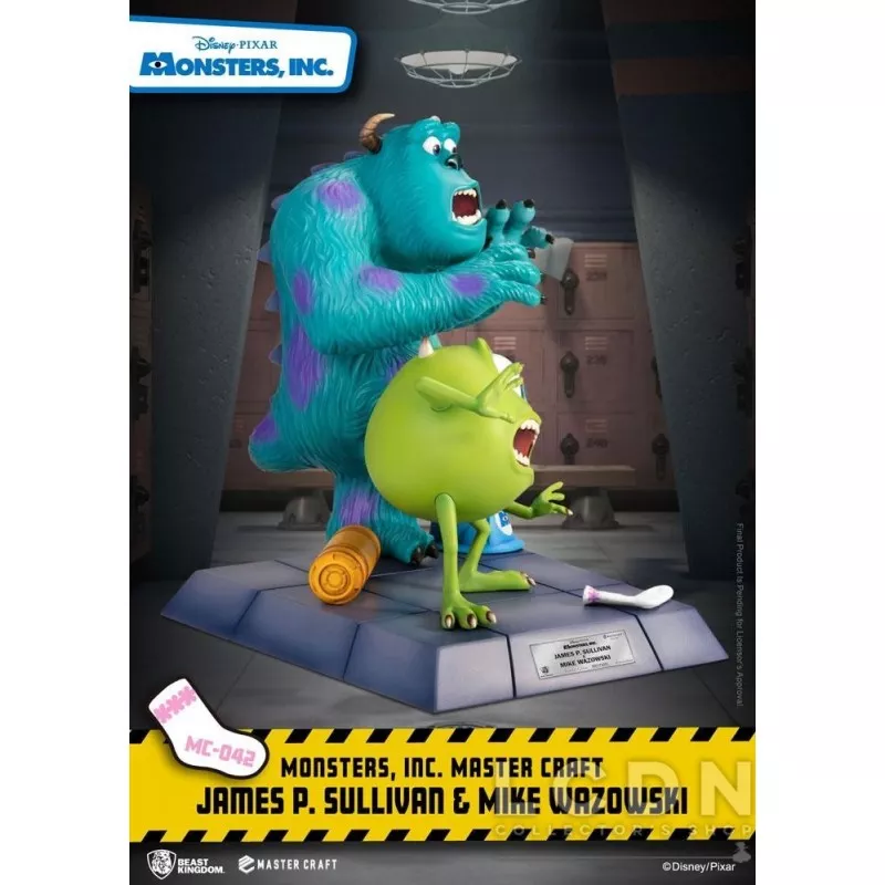 Monsters, Inc. Statue Master Craft James P. Sullivan &amp; Mike Wazowski 34 cm