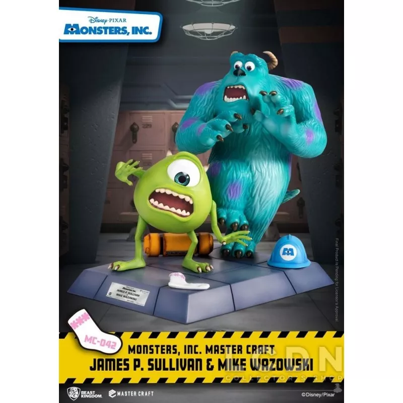 Monsters, Inc. Statue Master Craft James P. Sullivan &amp; Mike Wazowski 34 cm