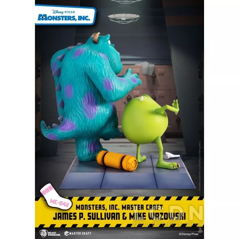 Monsters, Inc. Statue Master Craft James P. Sullivan &amp; Mike Wazowski 34 cm