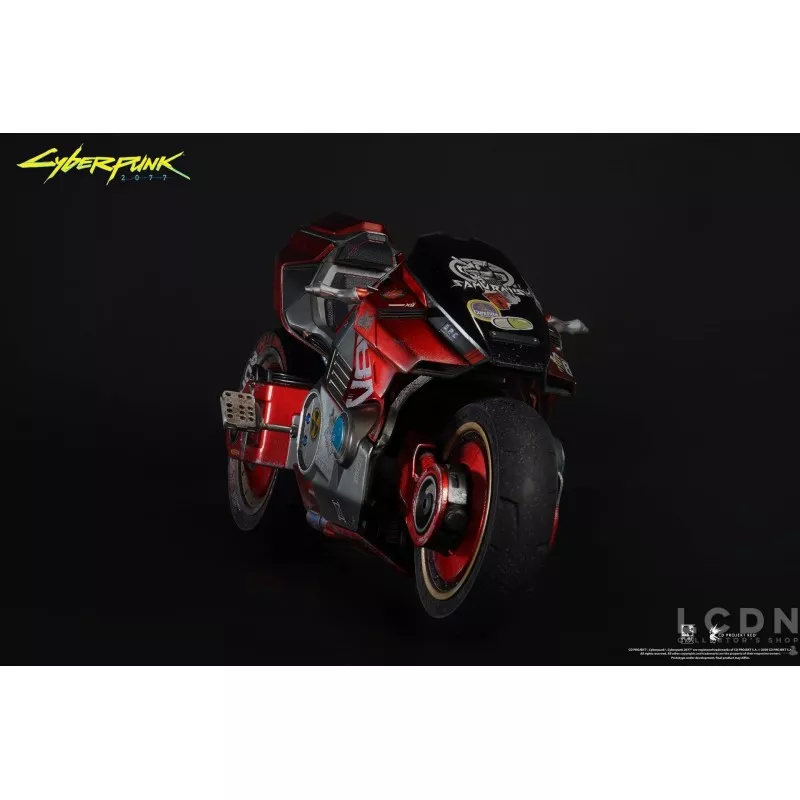 Cyberpunk 2077 Ultimate Bundle V Femme &amp; Masculine 1/6 Pack de 2 Collectible Action Figurines avec Moto Sportive Yaiba Kusanagi