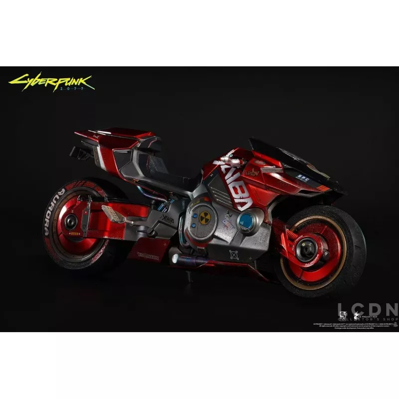 Cyberpunk 2077 Ultimate Bundle V Femme &amp; Masculine 1/6 Pack de 2 Collectible Action Figurines avec Moto Sportive Yaiba Kusanagi