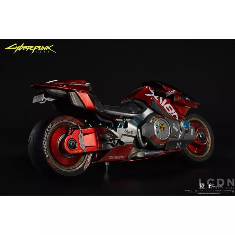 Cyberpunk 2077 Ultimate Bundle V Femme &amp; Masculine 1/6 Pack de 2 Collectible Action Figurines avec Moto Sportive Yaiba Kusanagi