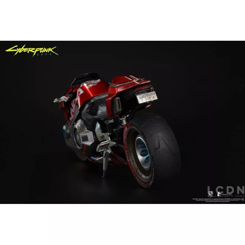 Cyberpunk 2077 Ultimate Bundle V Femme &amp; Masculine 1/6 Pack de 2 Collectible Action Figurines avec Moto Sportive Yaiba Kusanagi