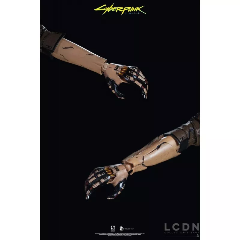 Cyberpunk 2077 Ultimate Bundle V Femme &amp; Masculine 1/6 Pack de 2 Collectible Action Figurines avec Moto Sportive Yaiba Kusanagi