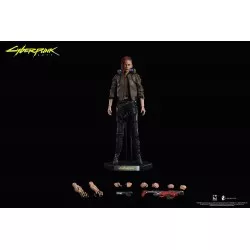 Cyberpunk 2077 Ultimate Bundle V Femme & Masculine 1/6 Pack de 2 Collectible Action Figurines avec Moto Sportive Yaiba Kusanagi