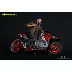 Cyberpunk 2077 Ultimate Bundle V Femme & Masculine 1/6 Pack de 2 Collectible Action Figurines avec Moto Sportive Yaiba Kusanagi
