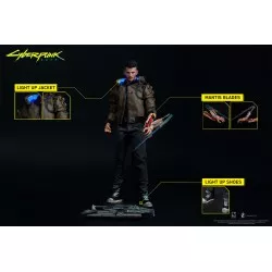 Cyberpunk 2077 Ultimate Bundle V Femme & Masculine 1/6 Pack de 2 Collectible Action Figurines avec Moto Sportive Yaiba Kusanagi
