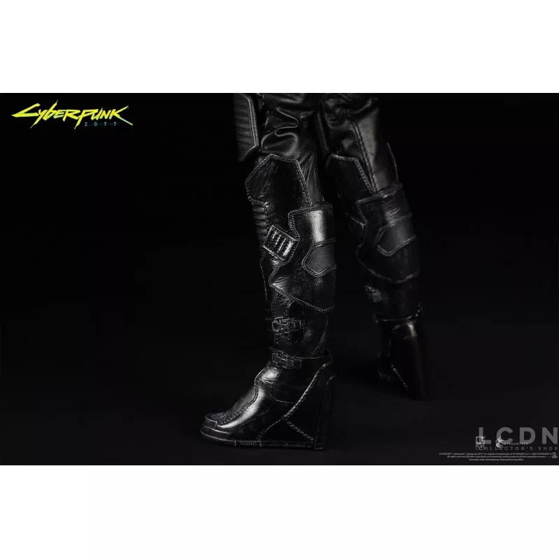 Cyberpunk 2077 Ultimate Bundle V Femme &amp; Masculine 1/6 Pack de 2 Collectible Action Figurines avec Moto Sportive Yaiba Kusanagi