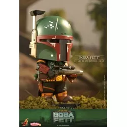 Hot Toys COSB930 Star Wars Le Livre de Boba Fett Figurine Cosbaby (S) Boba Fett Bobble-Head 11cm