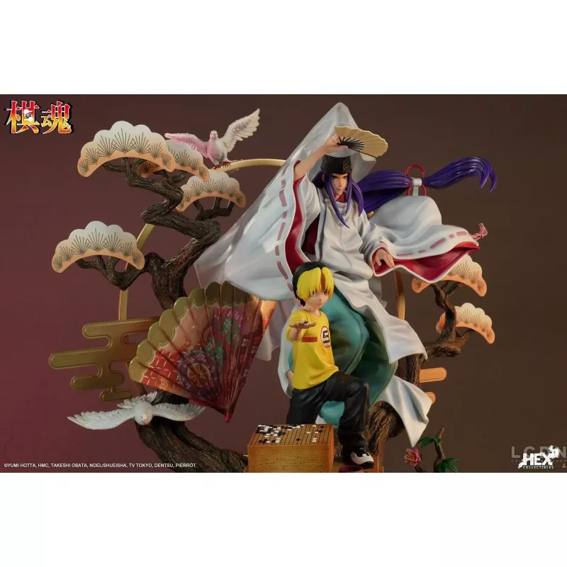 Hikaru no Go Statue 1/6 Shindou Hikaru &amp; Fujiwara no Sai The Divine Move 52cm