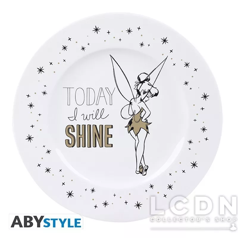 Disney Set of 4 Plates Tinkerbell 21cm