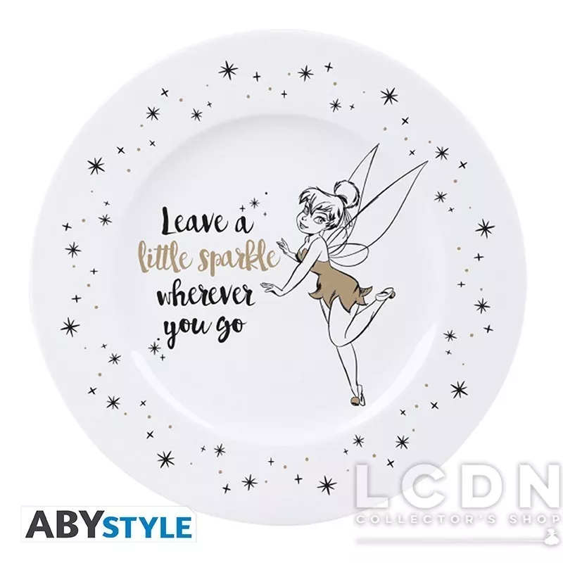 Disney Set of 4 Plates Tinkerbell 21cm