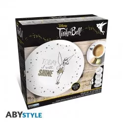 Disney Set of 4 Plates Tinkerbell 21cm