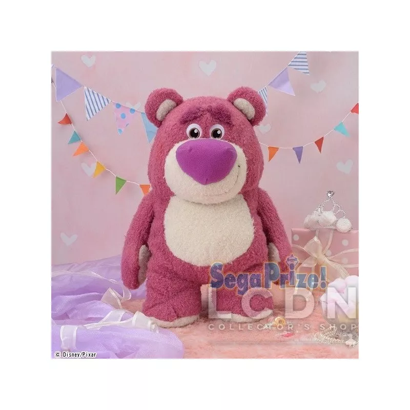 La réplique en peluche de l'ours Lotso dans Toys Story 3