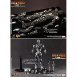Hot Toys MMS150 Iron Man 2 Mark II (Armor Unleashed Version) 1/6 Collectible Figure 30cm