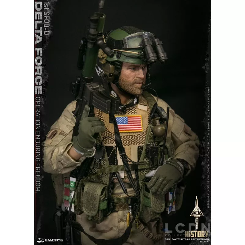 DELTA FORCE 1st SFOD-D &quot;Operation Enduring Freedom&quot; Collectible Action Figure 1/6 DAMTOYS 78091
