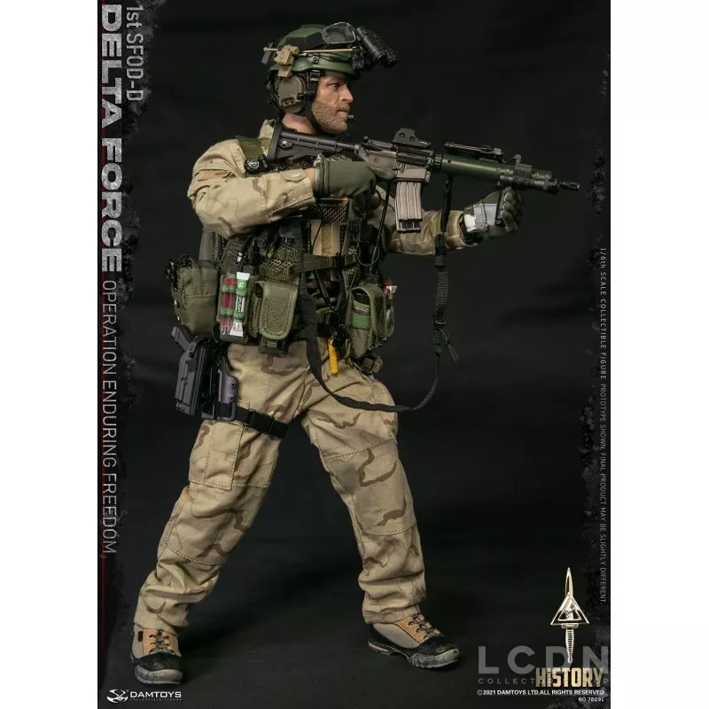 DELTA FORCE 1st SFOD-D &quot;Operation Enduring Freedom&quot; Collectible Action Figure 1/6 DAMTOYS 78091