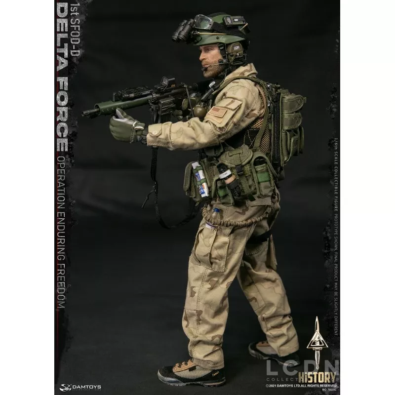 DELTA FORCE 1st SFOD-D &quot;Operation Enduring Freedom&quot; Collectible Action Figure 1/6 DAMTOYS 78091