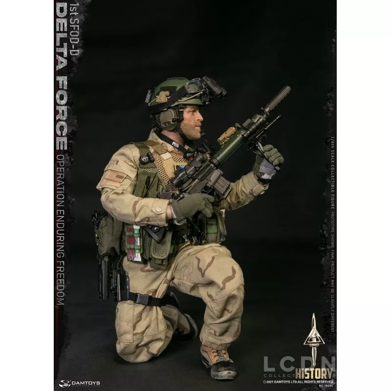 DELTA FORCE 1st SFOD-D &quot;Operation Enduring Freedom&quot; Collectible Action Figure 1/6 DAMTOYS 78091