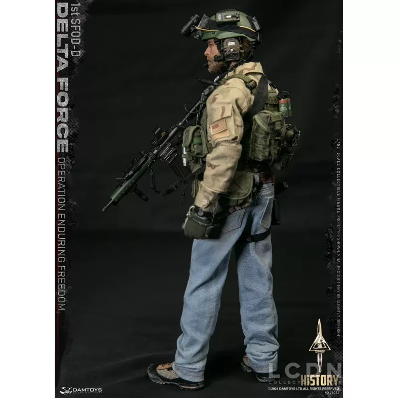DELTA FORCE 1st SFOD-D &quot;Operation Enduring Freedom&quot; Collectible Action Figure 1/6 DAMTOYS 78091