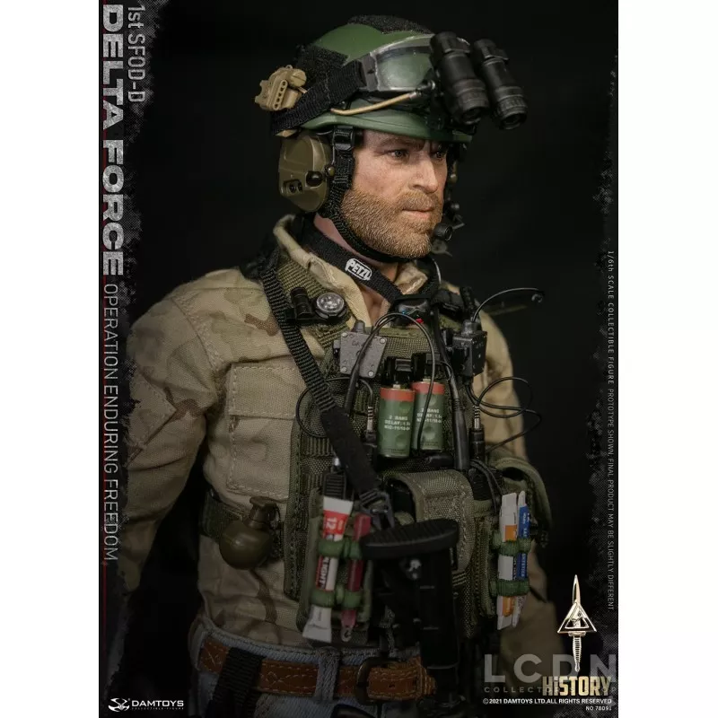 DELTA FORCE 1st SFOD-D &quot;Operation Enduring Freedom&quot; Collectible Action Figure 1/6 DAMTOYS 78091