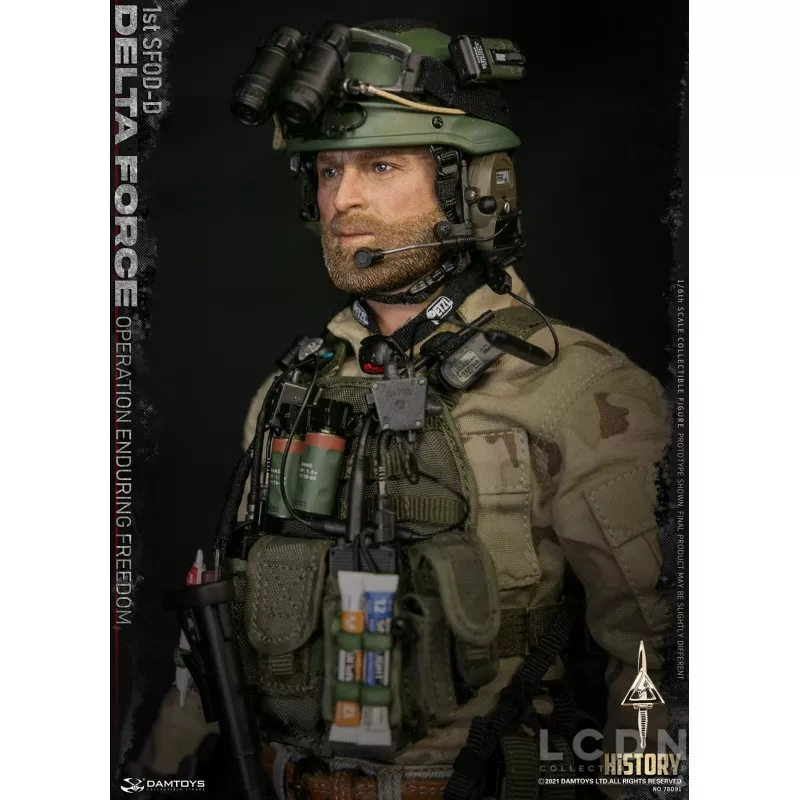 DELTA FORCE 1st SFOD-D &quot;Operation Enduring Freedom&quot; Collectible Action Figure 1/6 DAMTOYS 78091
