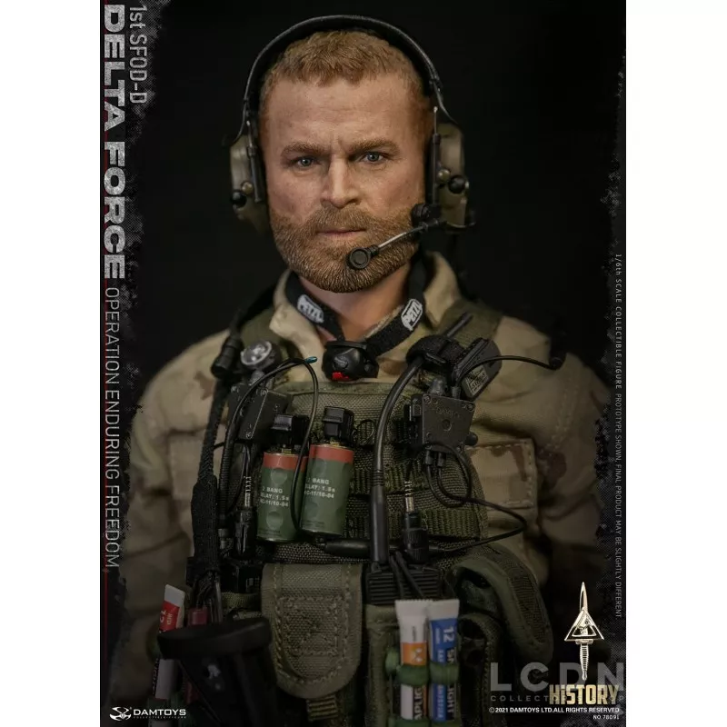 DELTA FORCE 1st SFOD-D &quot;Operation Enduring Freedom&quot; Collectible Action Figure 1/6 DAMTOYS 78091