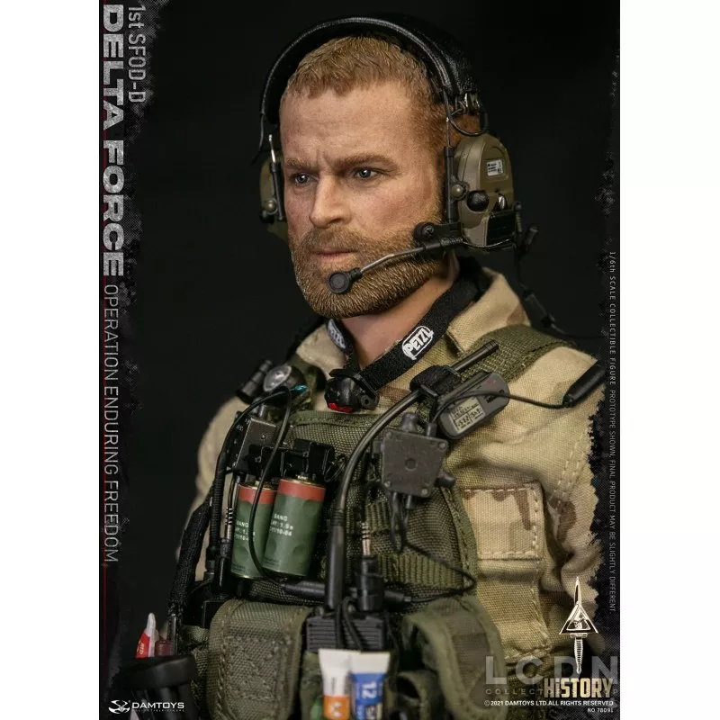 DELTA FORCE 1st SFOD-D &quot;Operation Enduring Freedom&quot; Collectible Action Figure 1/6 DAMTOYS 78091