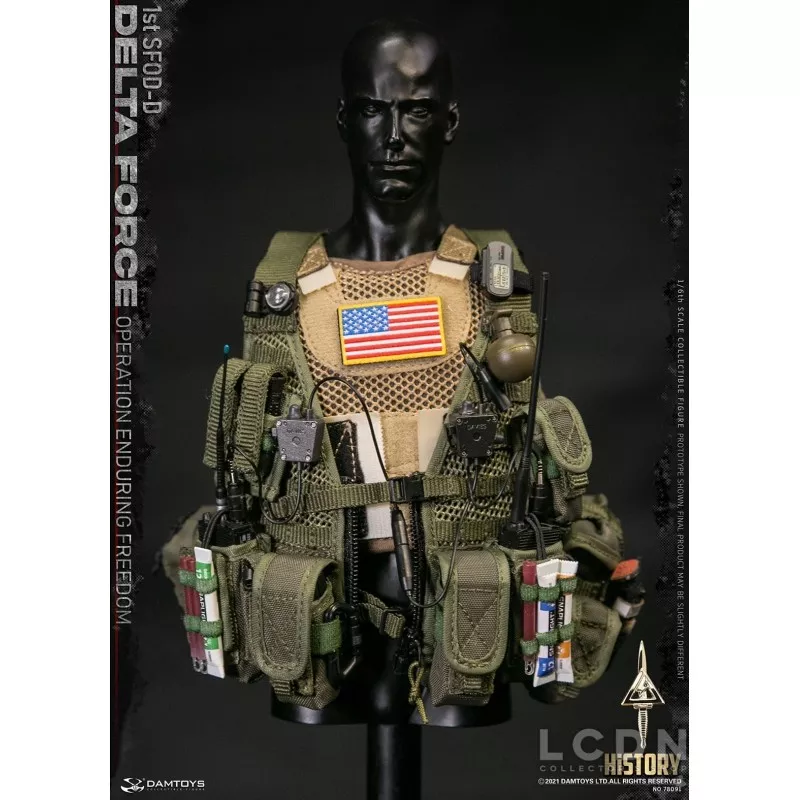 DELTA FORCE 1st SFOD-D &quot;Operation Enduring Freedom&quot; Collectible Action Figure 1/6 DAMTOYS 78091