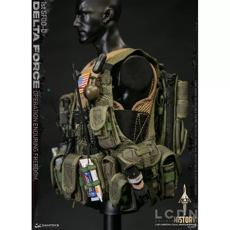 DELTA FORCE 1st SFOD-D &quot;Operation Enduring Freedom&quot; Collectible Action Figure 1/6 DAMTOYS 78091
