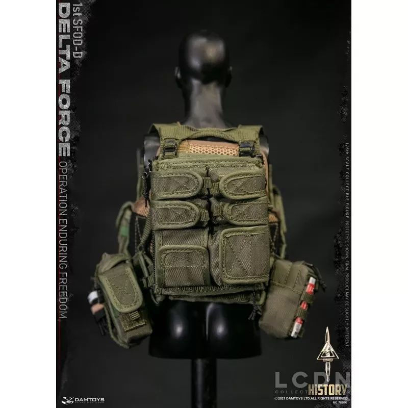 DELTA FORCE 1st SFOD-D &quot;Operation Enduring Freedom&quot; Collectible Action Figure 1/6 DAMTOYS 78091