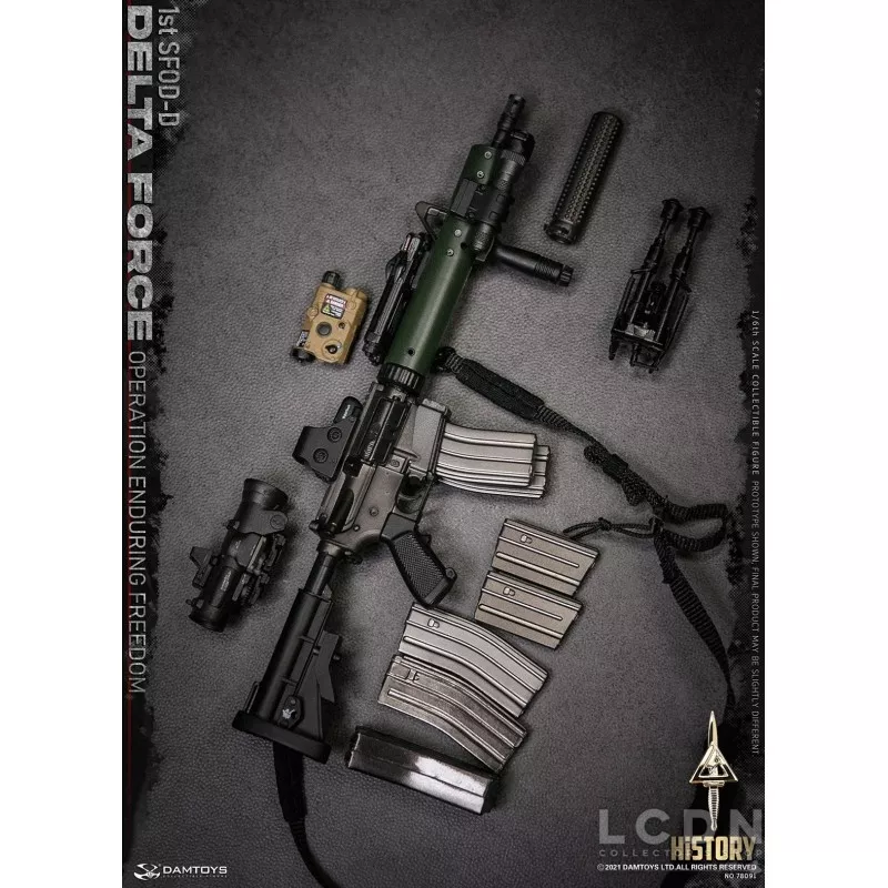 DELTA FORCE 1st SFOD-D &quot;Operation Enduring Freedom&quot; Collectible Action Figure 1/6 DAMTOYS 78091