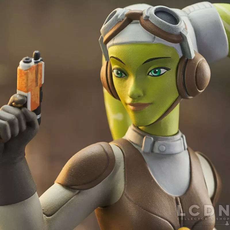 Star Wars Rebels Pack of 2 Bust Hera &amp; Chopper 15-10cm