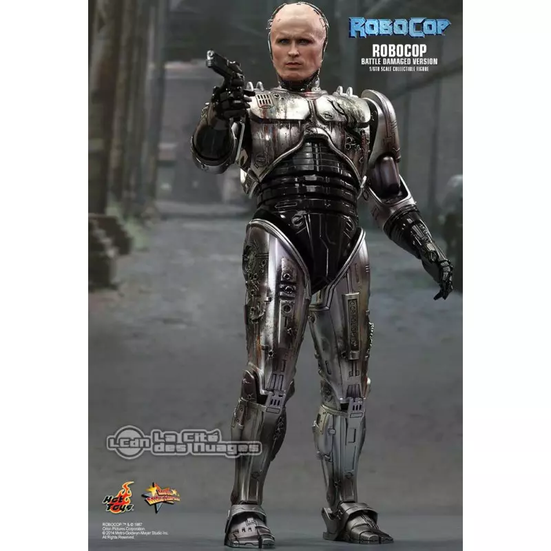 Figurine de collection Hot toys Figurine MMS265 - Robocop - Robocop Battle  Damaged Version