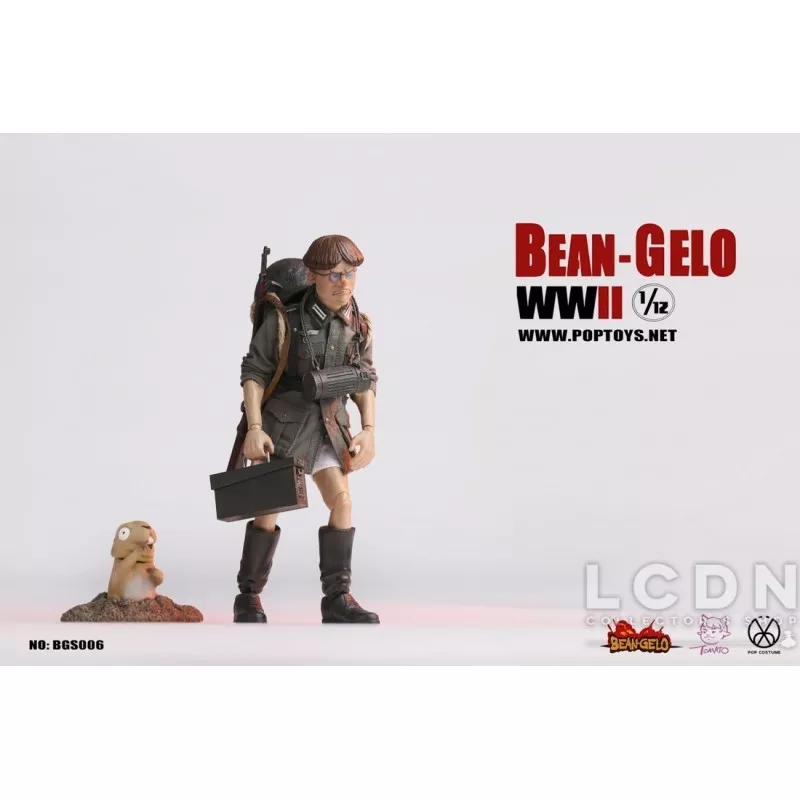 WWII Bean Gelo Series Action Figurine 1/12 Hans POPTOYS BGS006